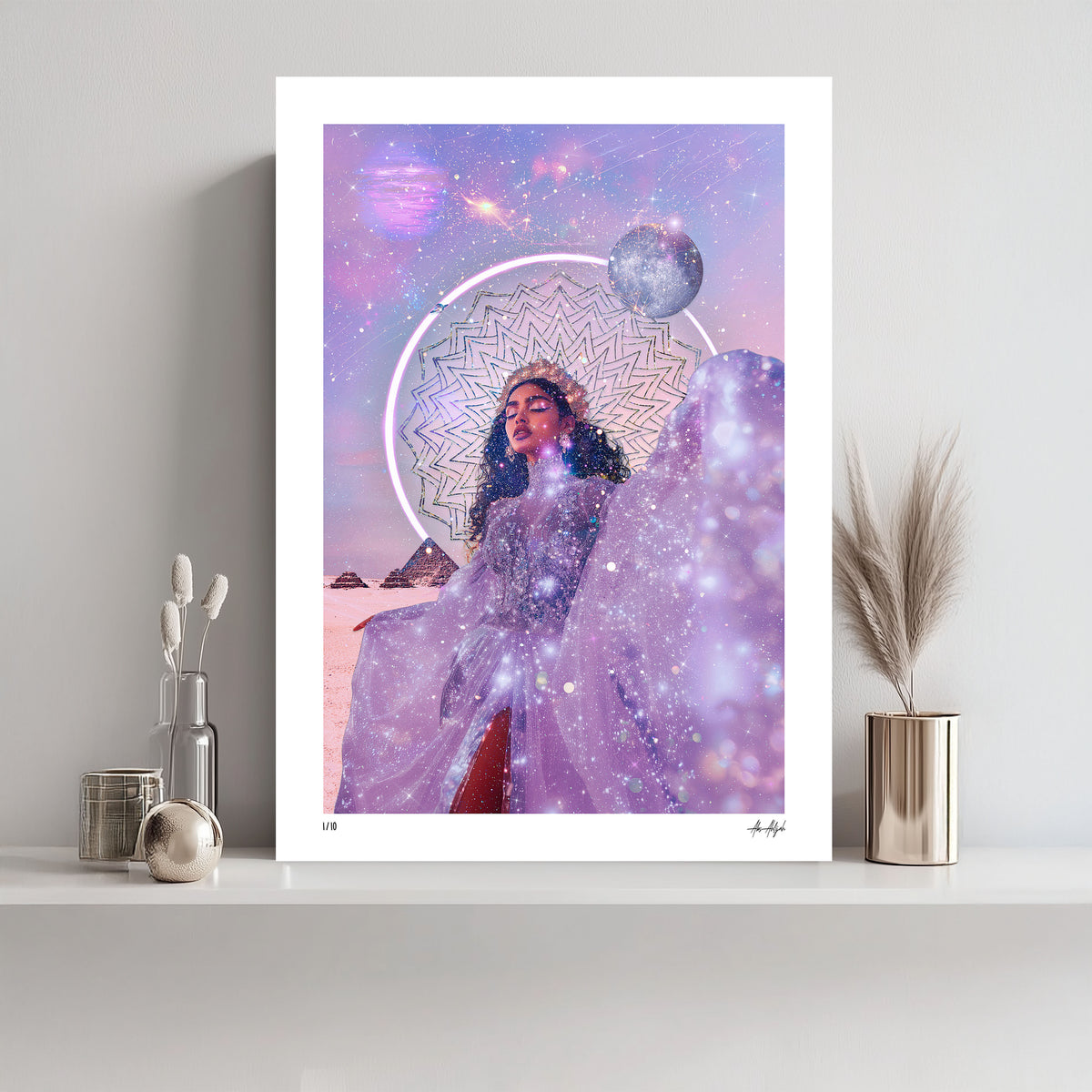 Amani of the Aurora Giclée Print