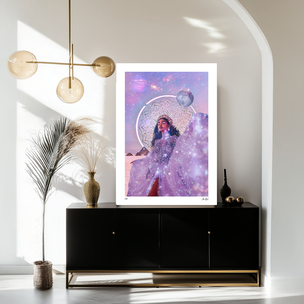 Amani of the Aurora Giclée Print