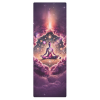 Celestial Serenity Yoga Mat - Cosmic Meditation Mat Astral Design for Spiritual Practice, Non Slip, Rubber, Pilates,  Exercise Mat, Yogis