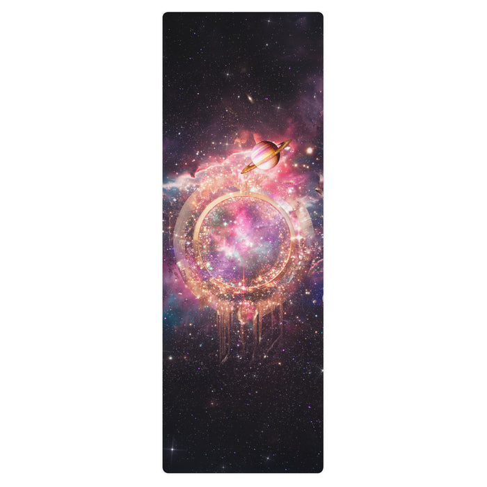 Cosmic Gateway Yoga Mat - Mystical Space Art for Meditation, Pilates and Yoga Practice, Non Slip, Rubber, Pilates,  Exercise Mat, Yogis